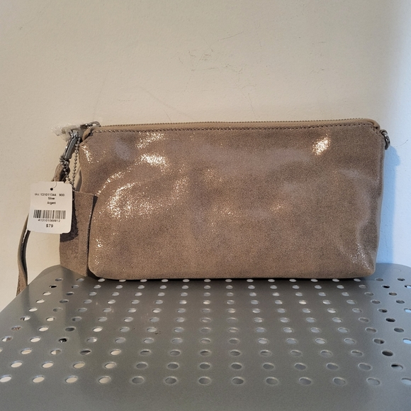 NWT DANIER Clutch/Wristlet with long chain cross-body strap - Picture 3 of 6